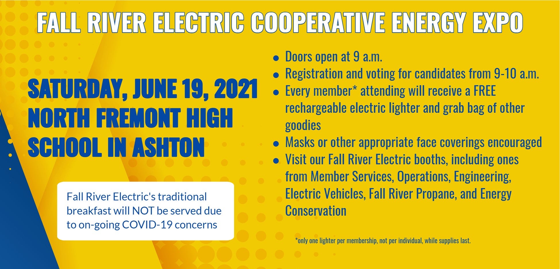Dekan Grape lægemidlet Energy Expo 2021 | Fall River Rural Electric Cooperative